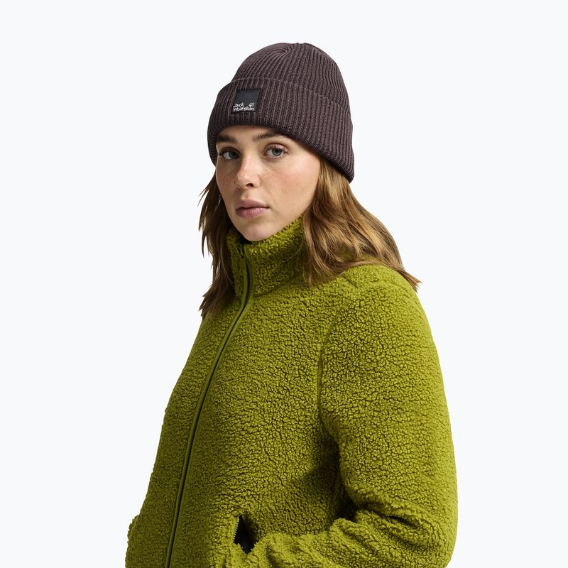 Téli sapka Jack Wolfskin Pergamon Beanie sheer plum 5