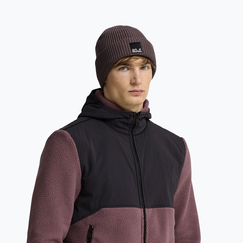 Téli sapka Jack Wolfskin Pergamon Beanie sheer plum 6