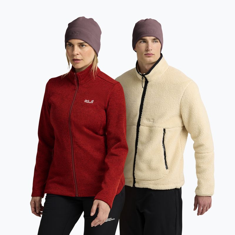Téli sapka Jack Wolfskin Real Stuff Beanie Sheer Plum 4