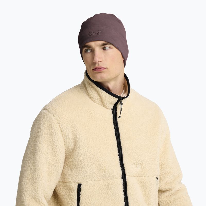 Téli sapka Jack Wolfskin Real Stuff Beanie Sheer Plum 6
