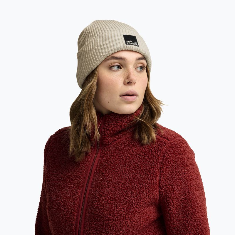 Téli sapka Jack Wolfskin Pergamon Beanie oyster 5