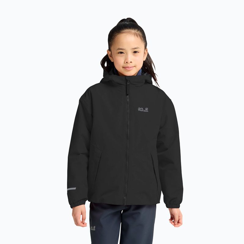 Gyerek 3 az 1-ben kabát Jack Wolfskin Iceland 3IN1 2026 black 11