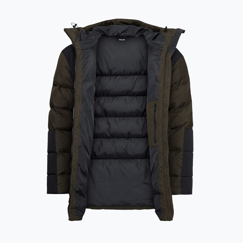 Férfi bélelt kabát Jack Wolfskin Icy Hollow Hooded obsidian moss 9