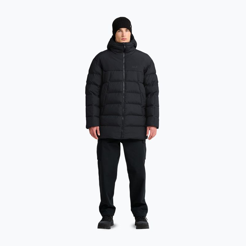 Férfi bélelt kabát Jack Wolfskin Icy Hollow Hooded phantom 2