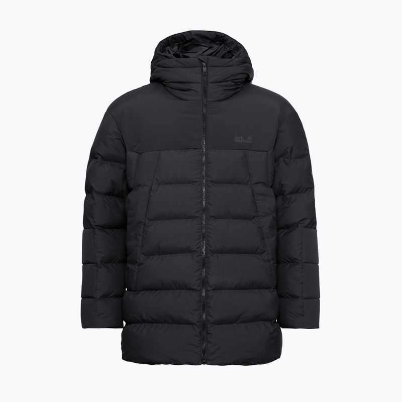 Férfi bélelt kabát Jack Wolfskin Icy Hollow Hooded phantom 7