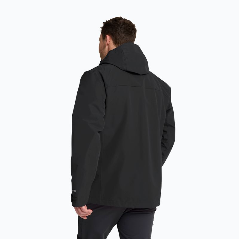 Férfi 3 az 1-ben kabát Jack Wolfskin Stonetrail 3In1 black 3