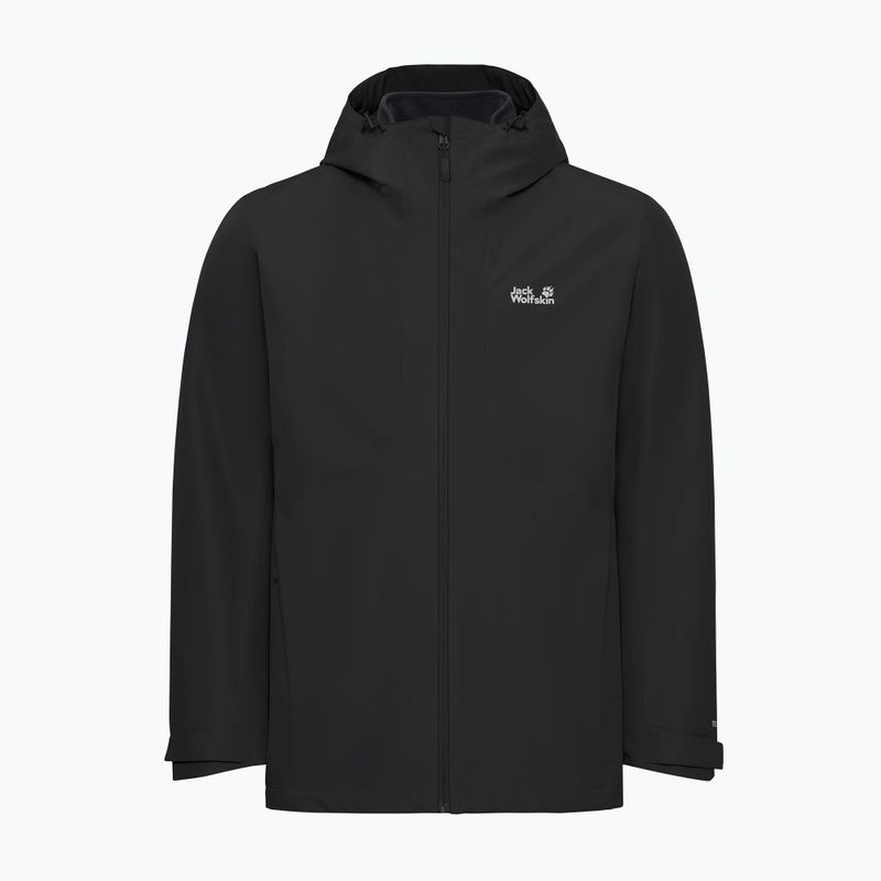 Férfi 3 az 1-ben kabát Jack Wolfskin Stonetrail 3In1 black 10
