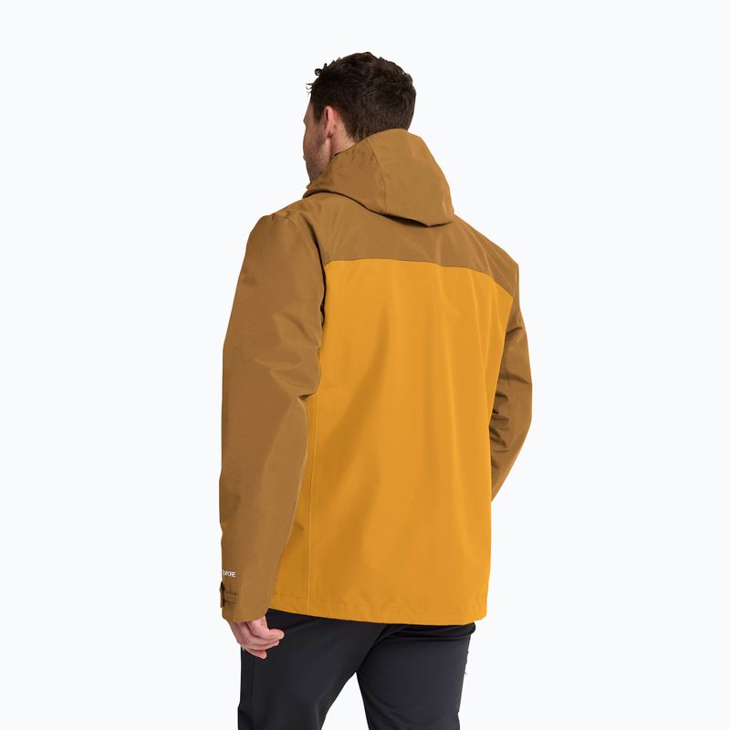 Férfi 3 az 1-ben kabát Jack Wolfskin Stonetrail 3In1 burly yellow jw 3