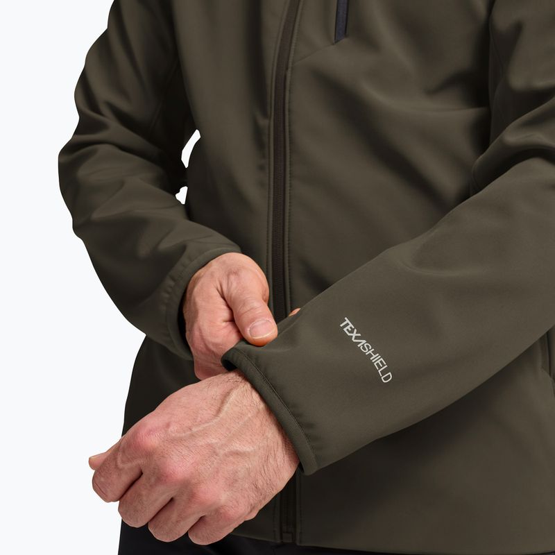 Férfi széldzseki Jack Wolfskin Wild Winds Hooded obsidian moss 7