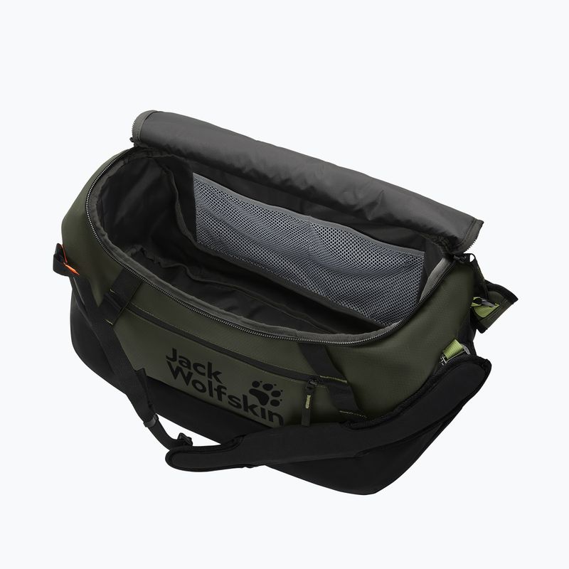 Utazótáska Jack Wolfskin Tecton Duffle 45 l rich olive 6