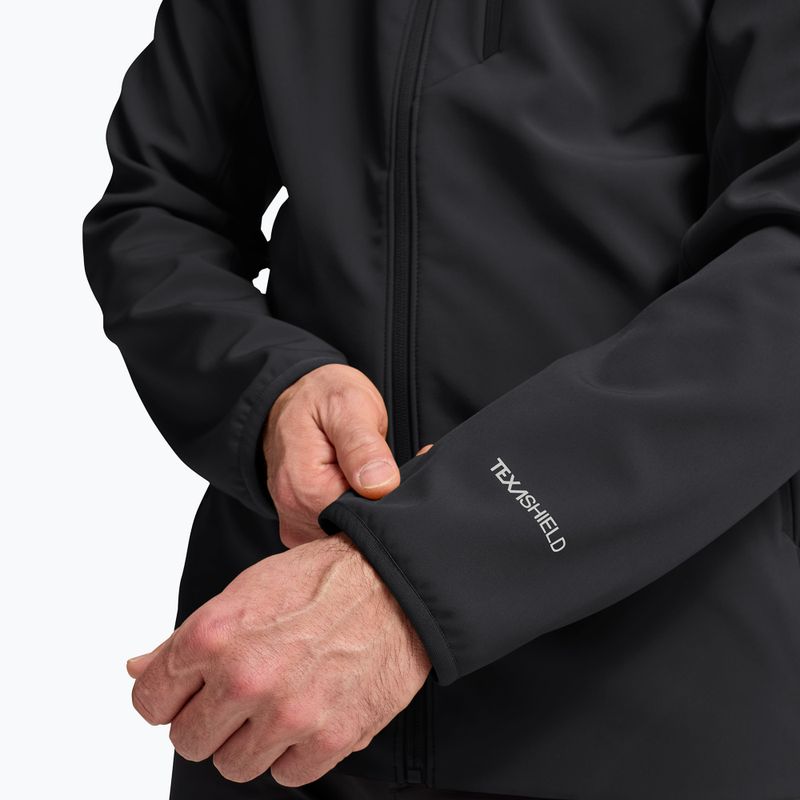 Férfi széldzseki Jack Wolfskin Wild Winds Hooded black 7