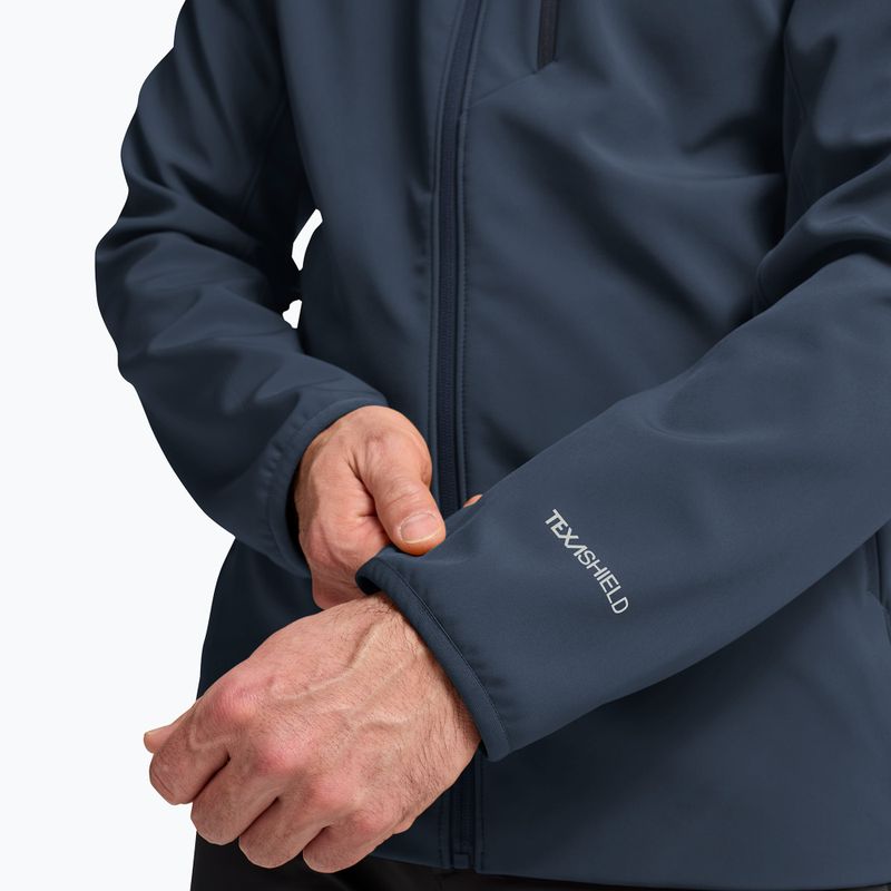Férfi széldzseki Jack Wolfskin Wild Winds Hooded midnight sky 7