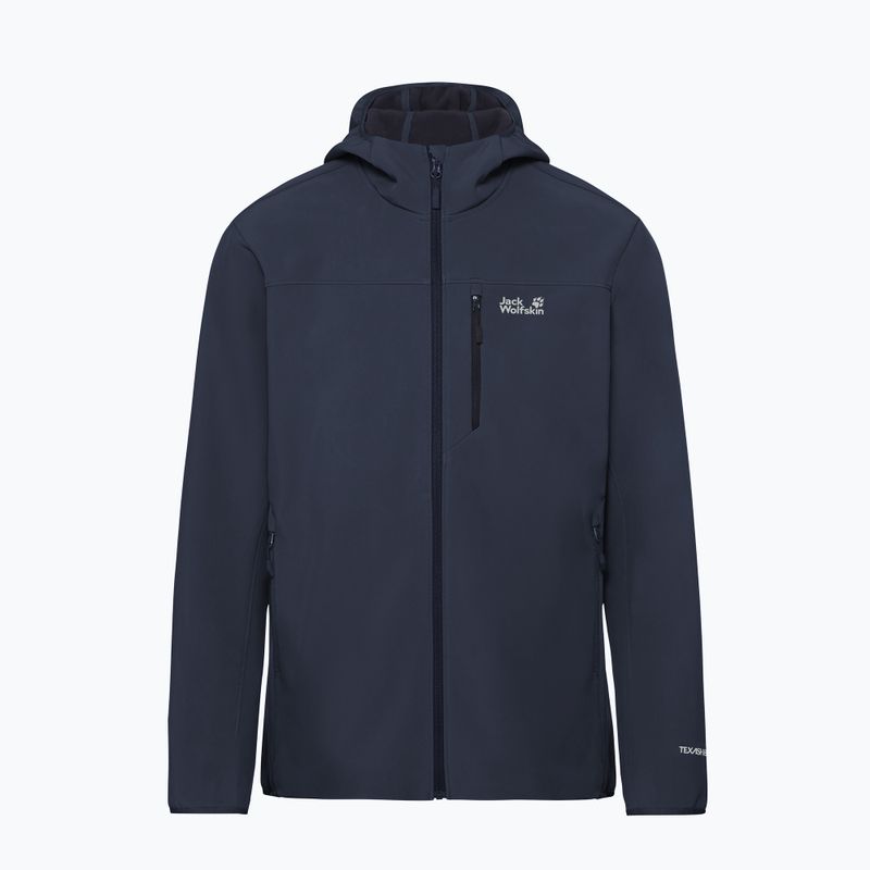 Férfi széldzseki Jack Wolfskin Wild Winds Hooded midnight sky 8