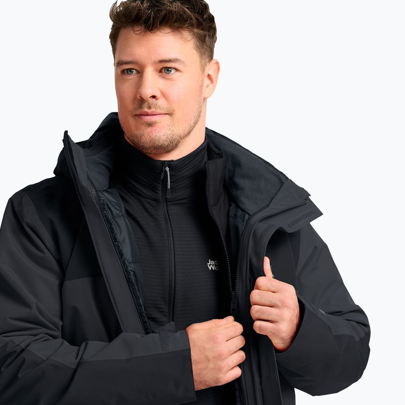 Férfi 3 az 1-ben kabát Jack Wolfskin Jasper Pro 3IN1 phantom 7