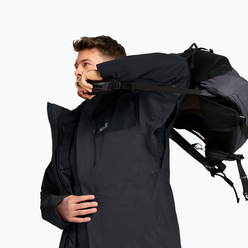 Férfi 3 az 1-ben kabát Jack Wolfskin Jasper Pro 3IN1 phantom 9