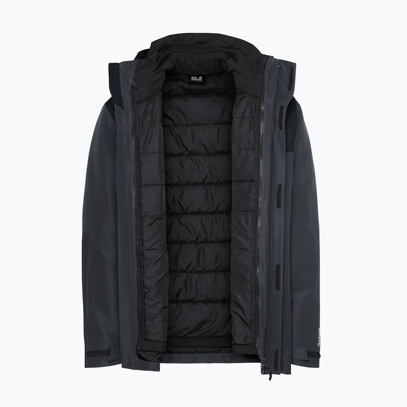 Férfi 3 az 1-ben kabát Jack Wolfskin Jasper Pro 3IN1 phantom 14