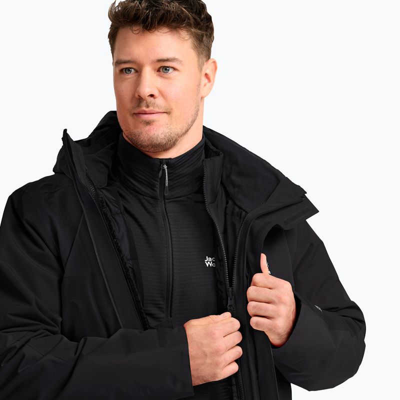 Férfi 3 az 1-ben kabát Jack Wolfskin Jasper Pro 3IN1 black 7