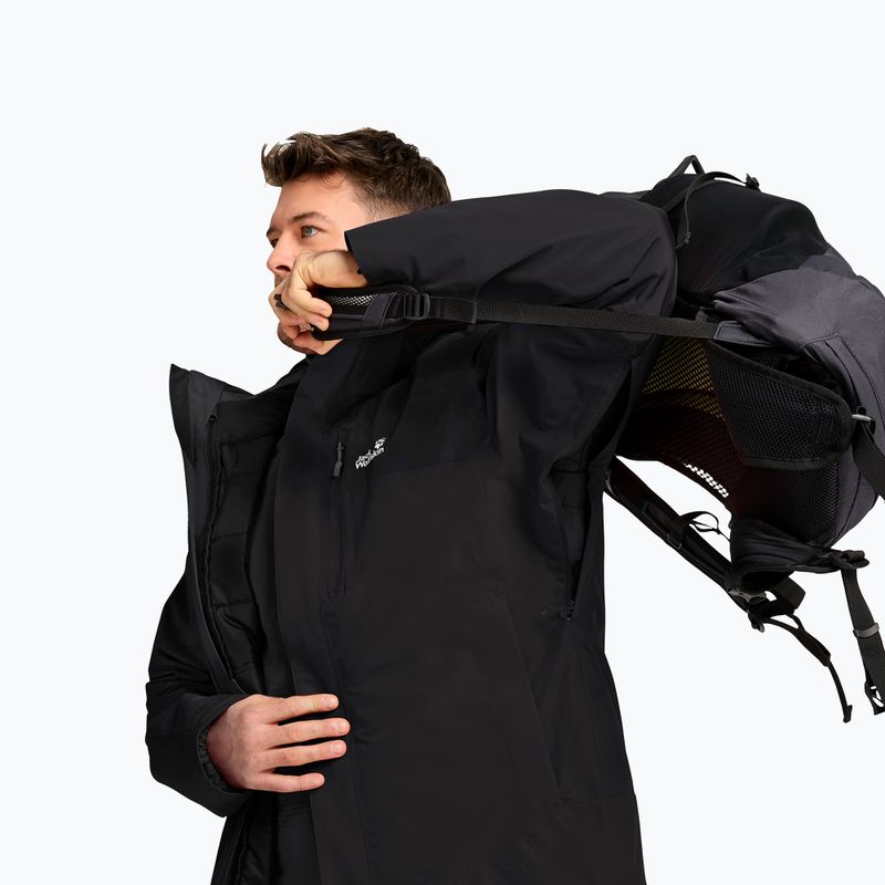 Férfi 3 az 1-ben kabát Jack Wolfskin Jasper Pro 3IN1 black 9