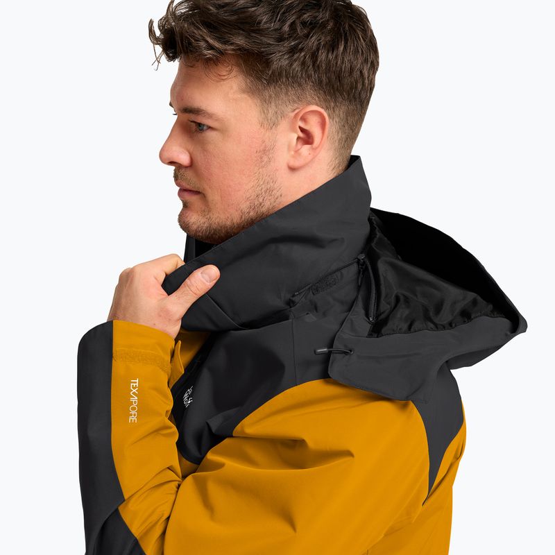 Férfi 3 az 1-ben kabát Jack Wolfskin Jasper Pro 3IN1 burly yellow jw 8