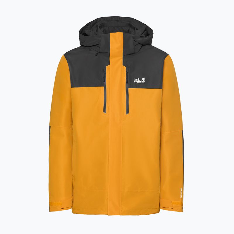 Férfi 3 az 1-ben kabát Jack Wolfskin Jasper Pro 3IN1 burly yellow jw 10