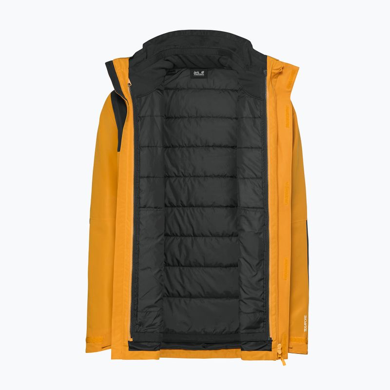 Férfi 3 az 1-ben kabát Jack Wolfskin Jasper Pro 3IN1 burly yellow jw 14