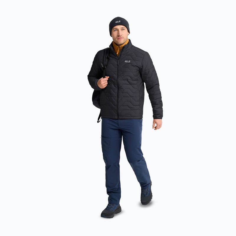 Férfi bélelt kabát Jack Wolfskin Flextrek Ins black 2