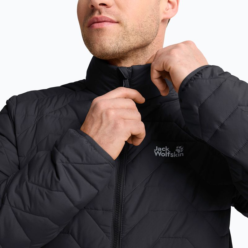 Férfi bélelt kabát Jack Wolfskin Flextrek Ins black 4