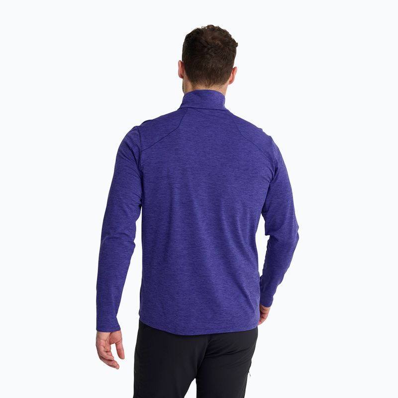 Férfi polár pulóver Jack Wolfskin Trail Half Zip glow ink 2