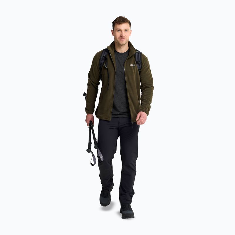 Férfi trekking longsleeve Jack Wolfskin Trail black 2