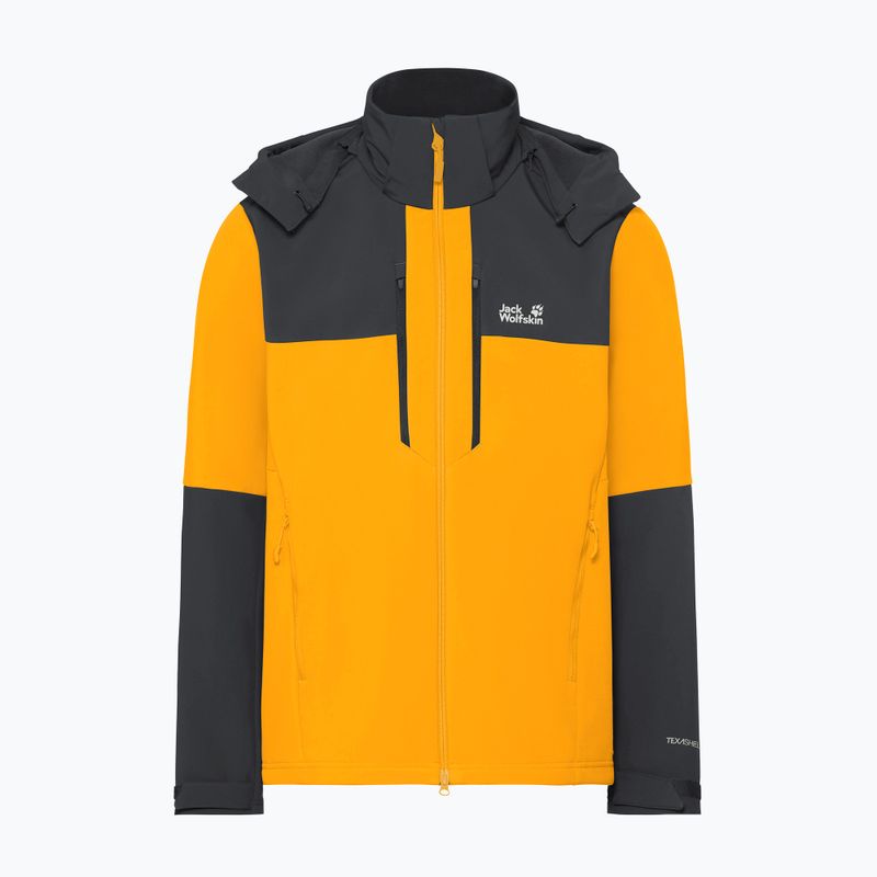 Férfi széldzseki Jack Wolfskin Jasper burly yellow jw 9