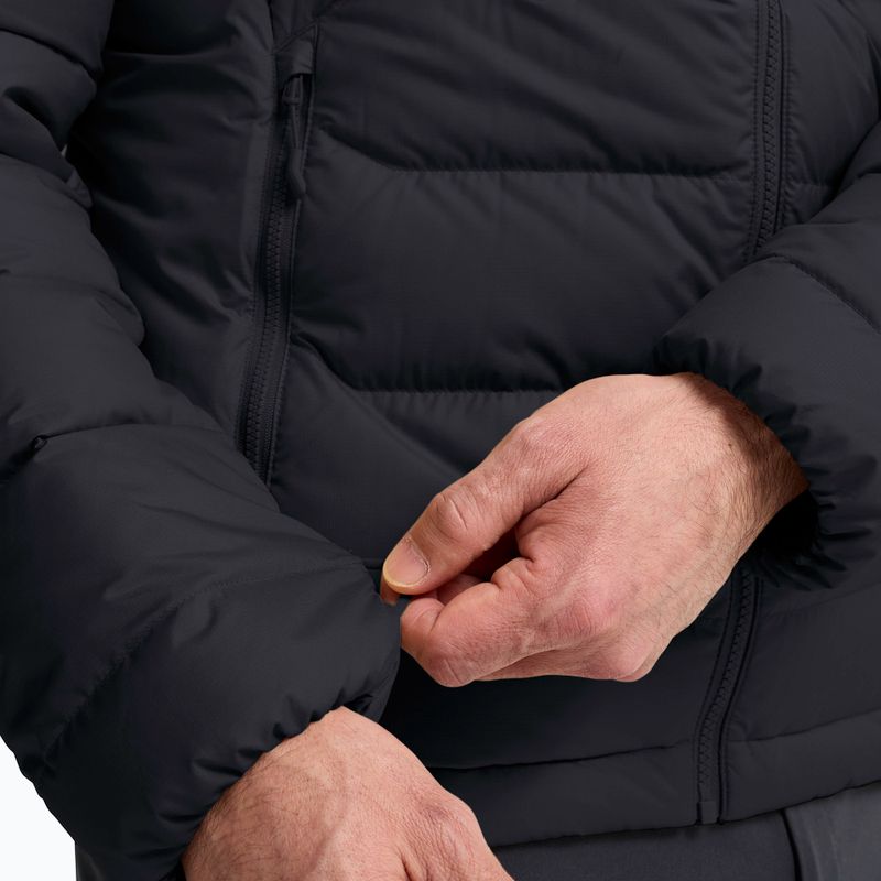Férfi pehelykabát Jack Wolfskin Wild Pass Down Hoody black 5
