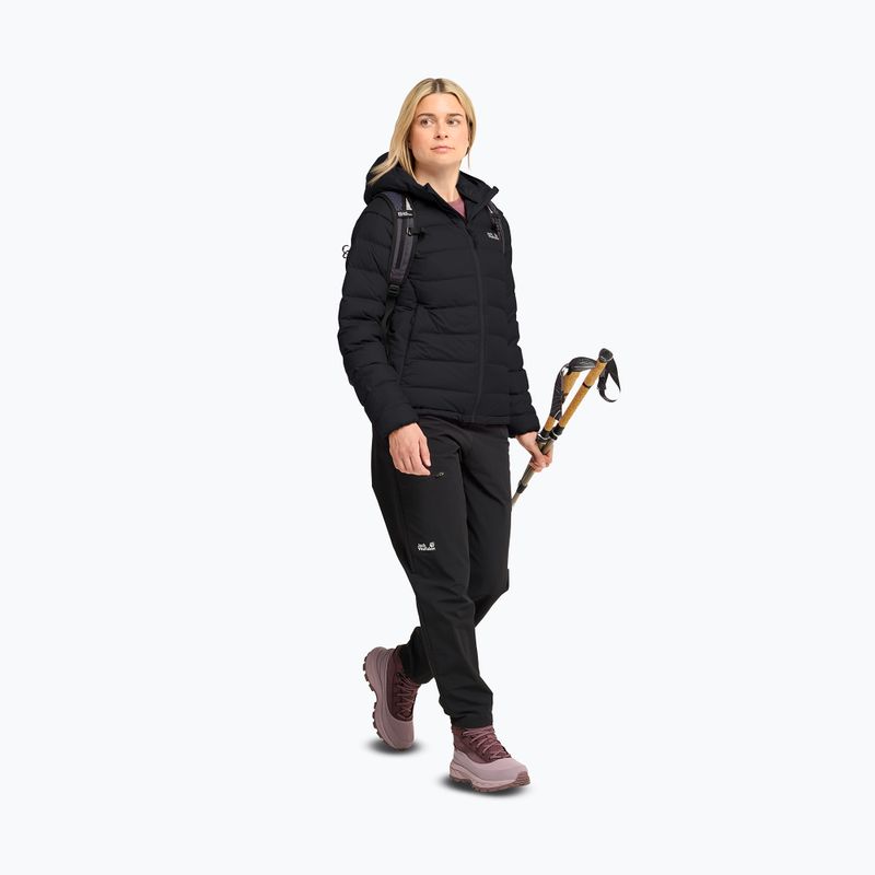 Női pehelykabát Jack Wolfskin Wild Pass Down Hoody Rds black 2
