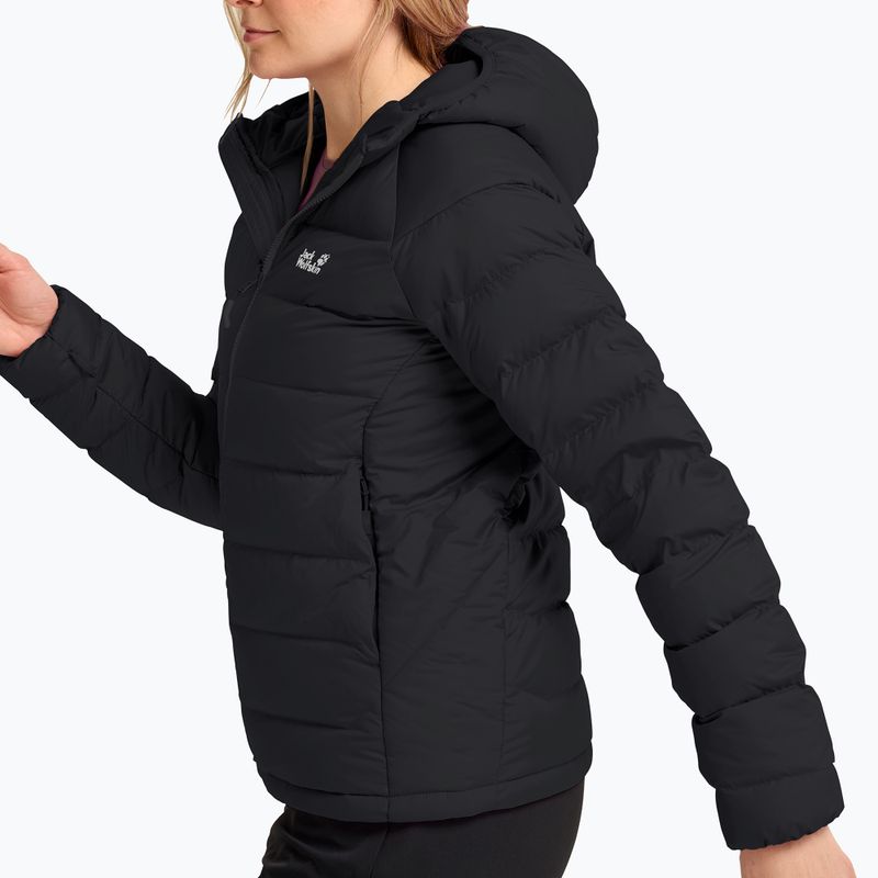 Női pehelykabát Jack Wolfskin Wild Pass Down Hoody Rds black 4