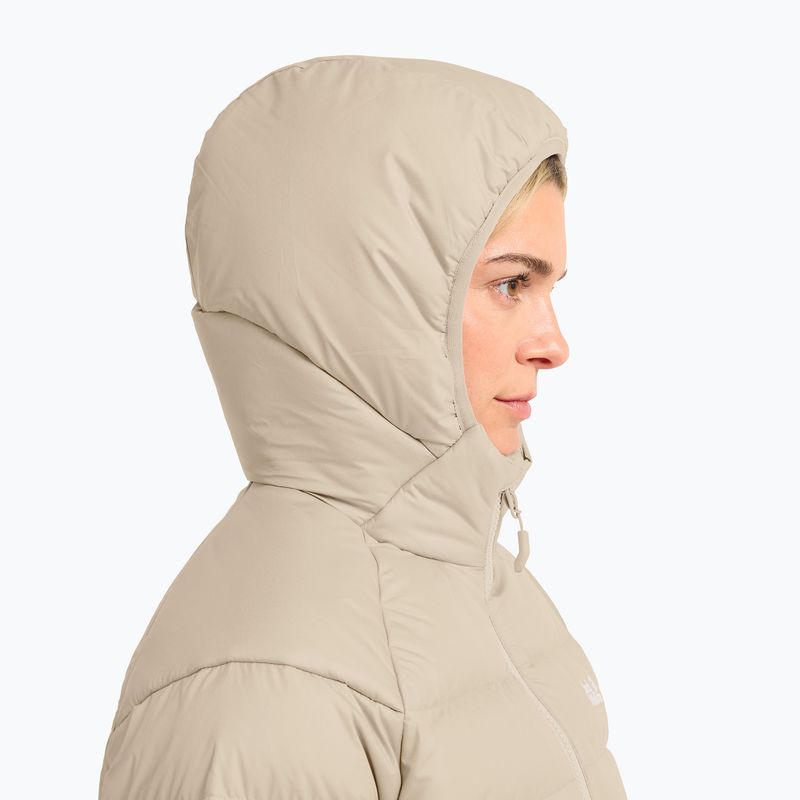 Női pehelykabát Jack Wolfskin Wild Pass Down Hoody Rds oyster 5