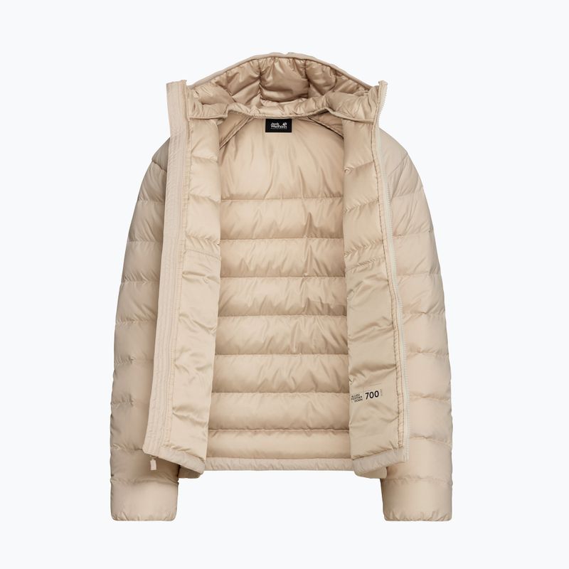 Női pehelykabát Jack Wolfskin Wild Pass Down Hoody Rds oyster 8