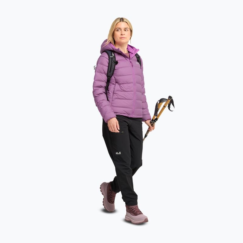 Női pehelykabát Jack Wolfskin Wild Pass Down Hoody Rds vivid orchid 2