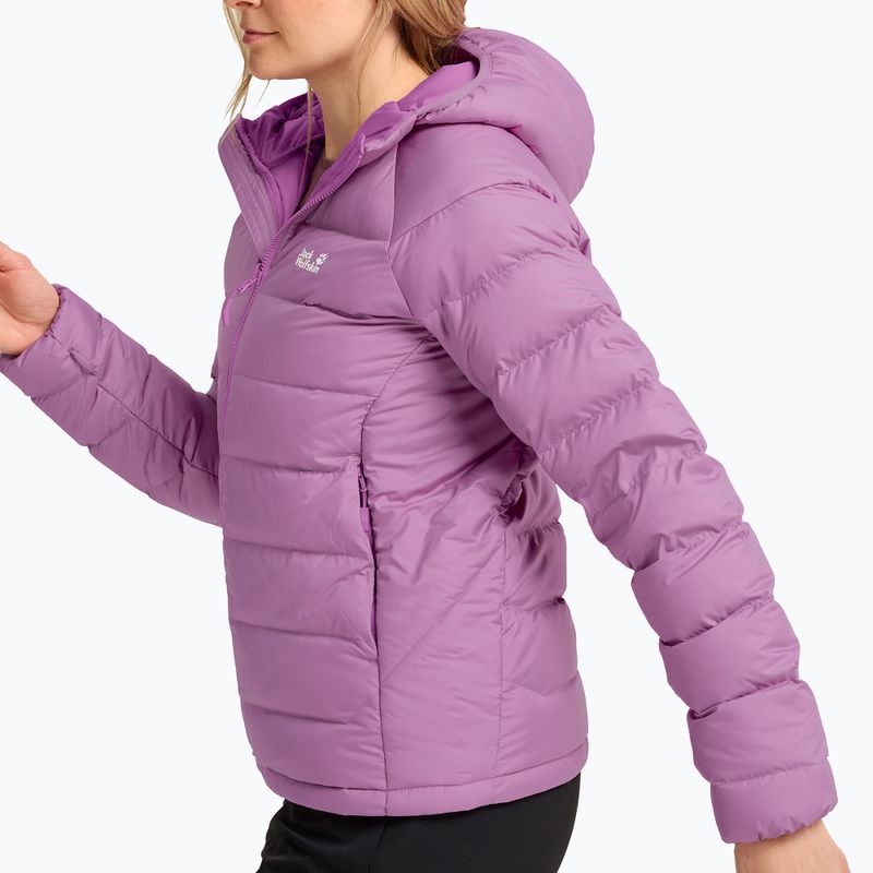 Női pehelykabát Jack Wolfskin Wild Pass Down Hoody Rds vivid orchid 4