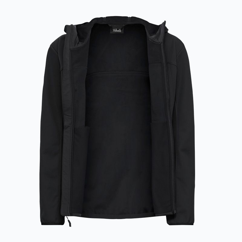 Női softshell dzseki Jack Wolfskin Windhain 2 Hoody black 9
