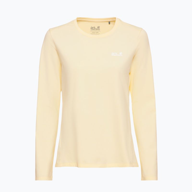 Női túra hosszú ujjú póló Jack Wolfskin Trail vanilla cream 4