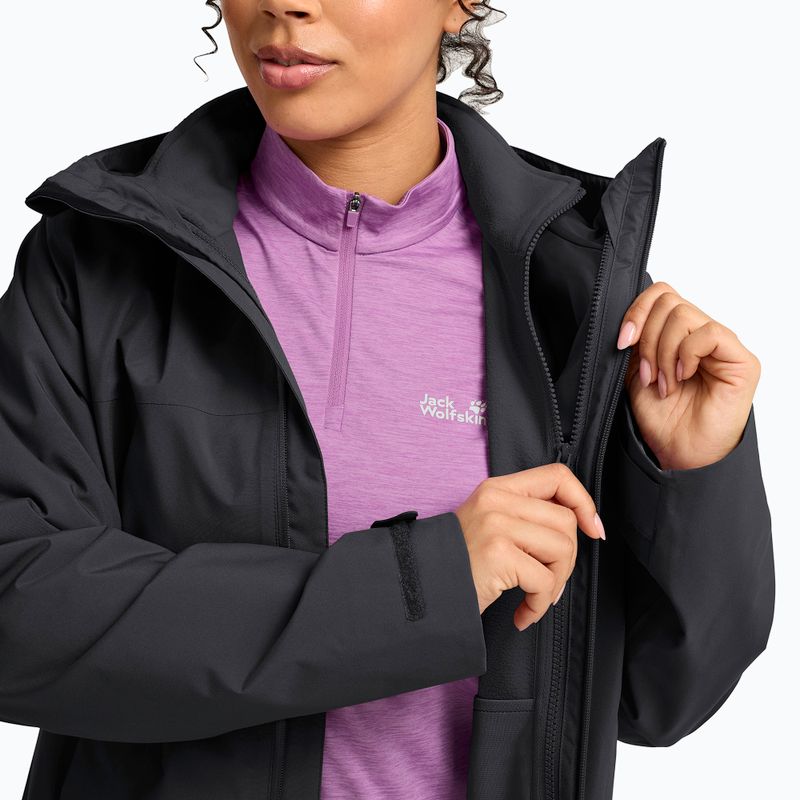 Női 3 az 1-ben kabát Jack Wolfskin Moonrise 2 3IN1 black 8