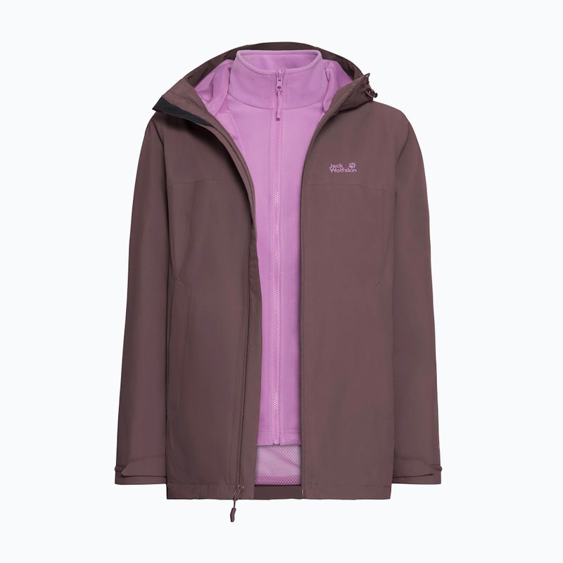 Női 3 az 1-ben kabát Jack Wolfskin Moonrise 2 3IN1 sheer plum 12
