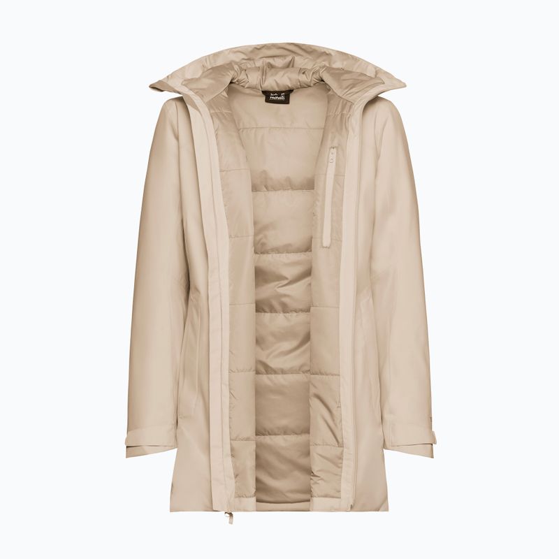 Női esőkabát Jack Wolfskin Heidelstein 2 Ins oyster 9