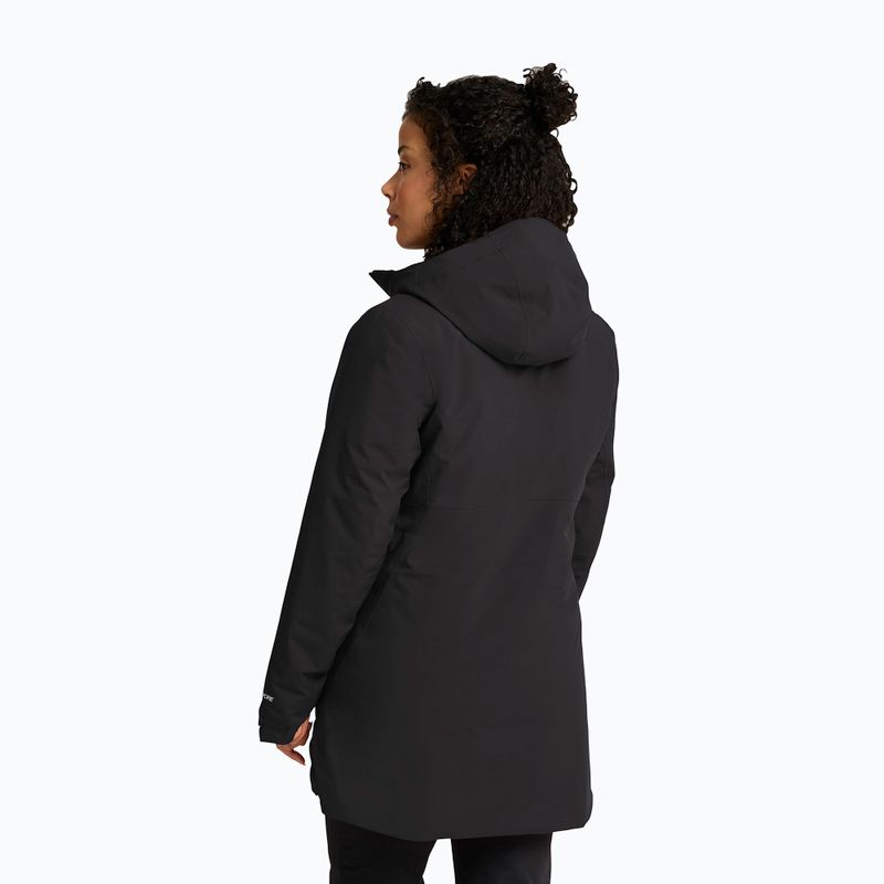 Női esőkabát Jack Wolfskin Heidelstein 2 Ins black 3