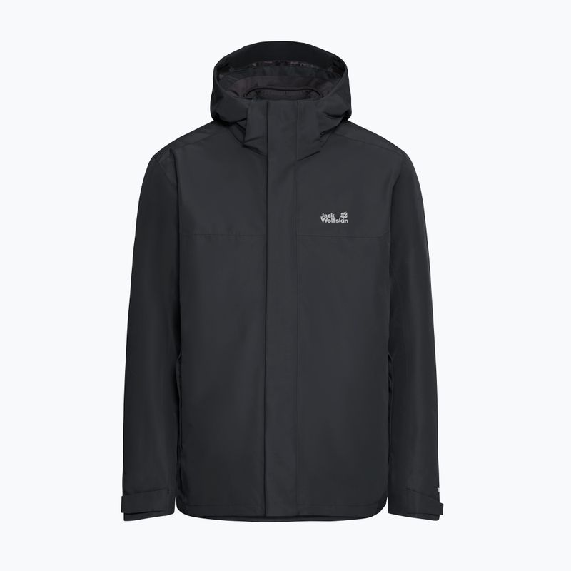Férfi 3 az 1-ben kabát Jack Wolfskin Stonelite 3In1 phantom 10