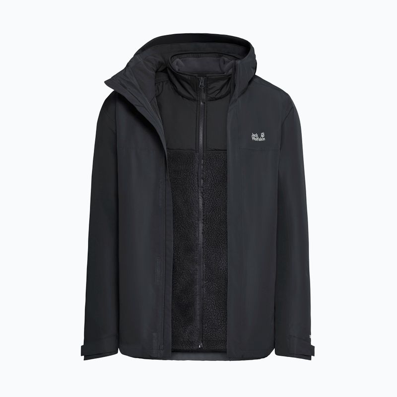 Férfi 3 az 1-ben kabát Jack Wolfskin Stonelite 3In1 phantom 12