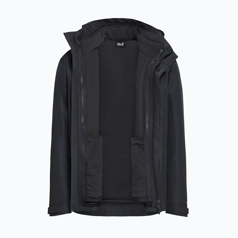 Férfi 3 az 1-ben kabát Jack Wolfskin Stonelite 3In1 phantom 13
