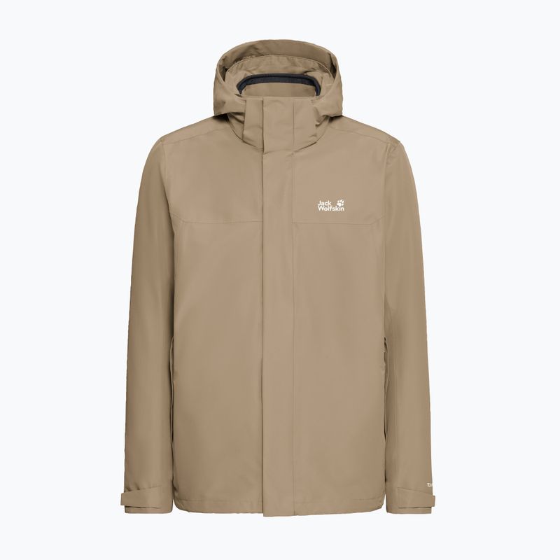 Férfi 3 az 1-ben kabát Jack Wolfskin Stonelite 3In1 hazel wood 10