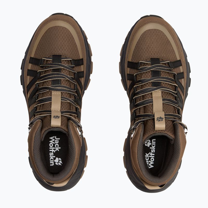 Női kirándulócipők Jack Wolfskin Wild Hike Texapore Mid fawn 4