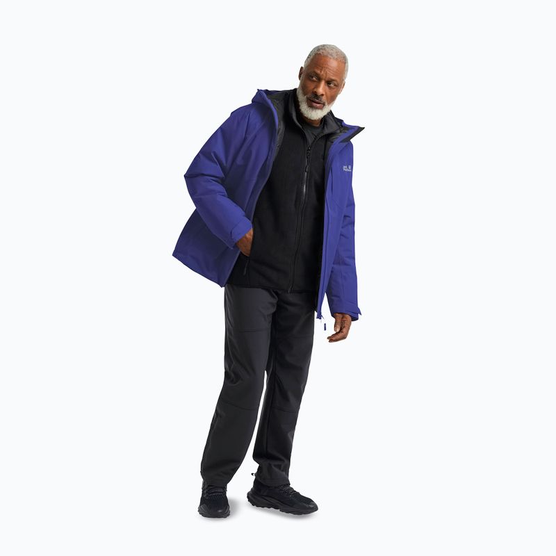 Férfi pehelykabát Jack Wolfskin Icecape 2 l Down Ins Rds glow ink 2