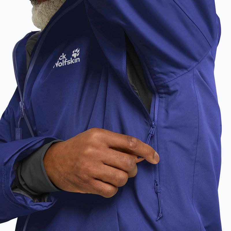 Férfi pehelykabát Jack Wolfskin Icecape 2 l Down Ins Rds glow ink 4